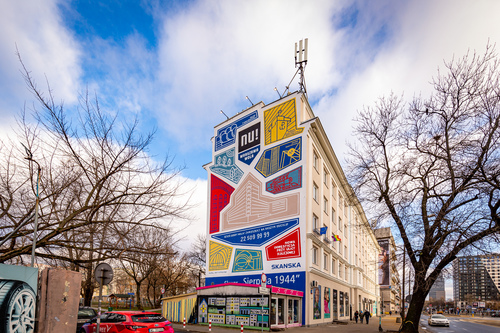 Antysmogowy mural powstał na warszawskiej Woli
